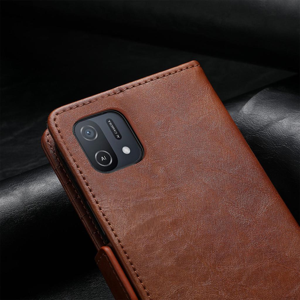 Multifunctional Magnetic Flip Cover Leather Case for Oppo series.Realme 6/10/11/C15/C35/Oppo A53/A38/A57/A58/Reno10...Where Fashion Meets Function