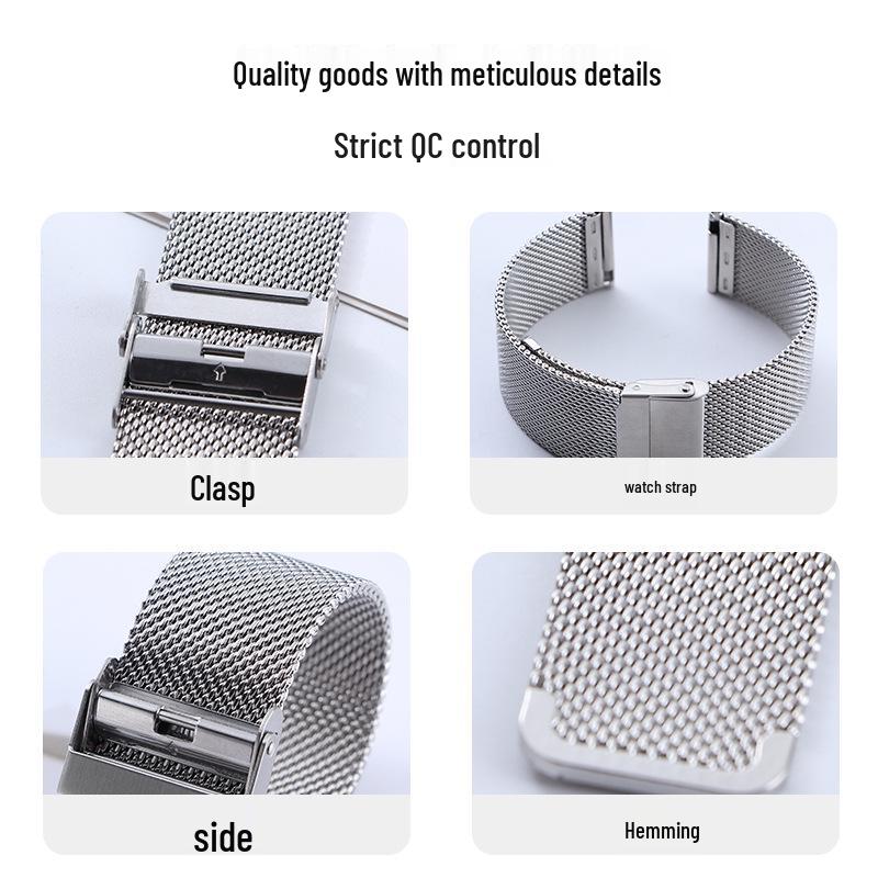 Milanese Stainless Steel Mesh Watch Strap for Samsung, Huawei, Apple DW 06 Line