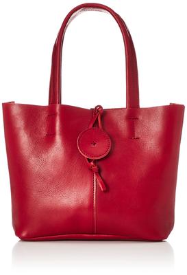 Forna FS Lamana Calf Tote Bag, Small, Women's, Red