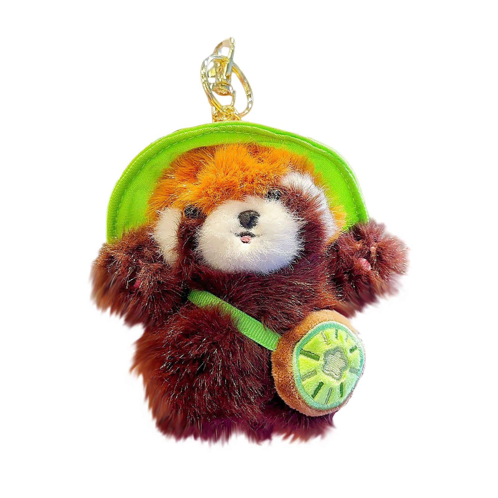

Escaped Red Plush Pendant New Zoo Surrounding Cartoon Pendant Keychain One Size