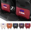 AHTFPU1 Car Leather Half-Cover Seat Anti-Kick Mats Pad Storage Pouch For Lada Vesta Niva Samara Kalina Largus Priora Xray Granta