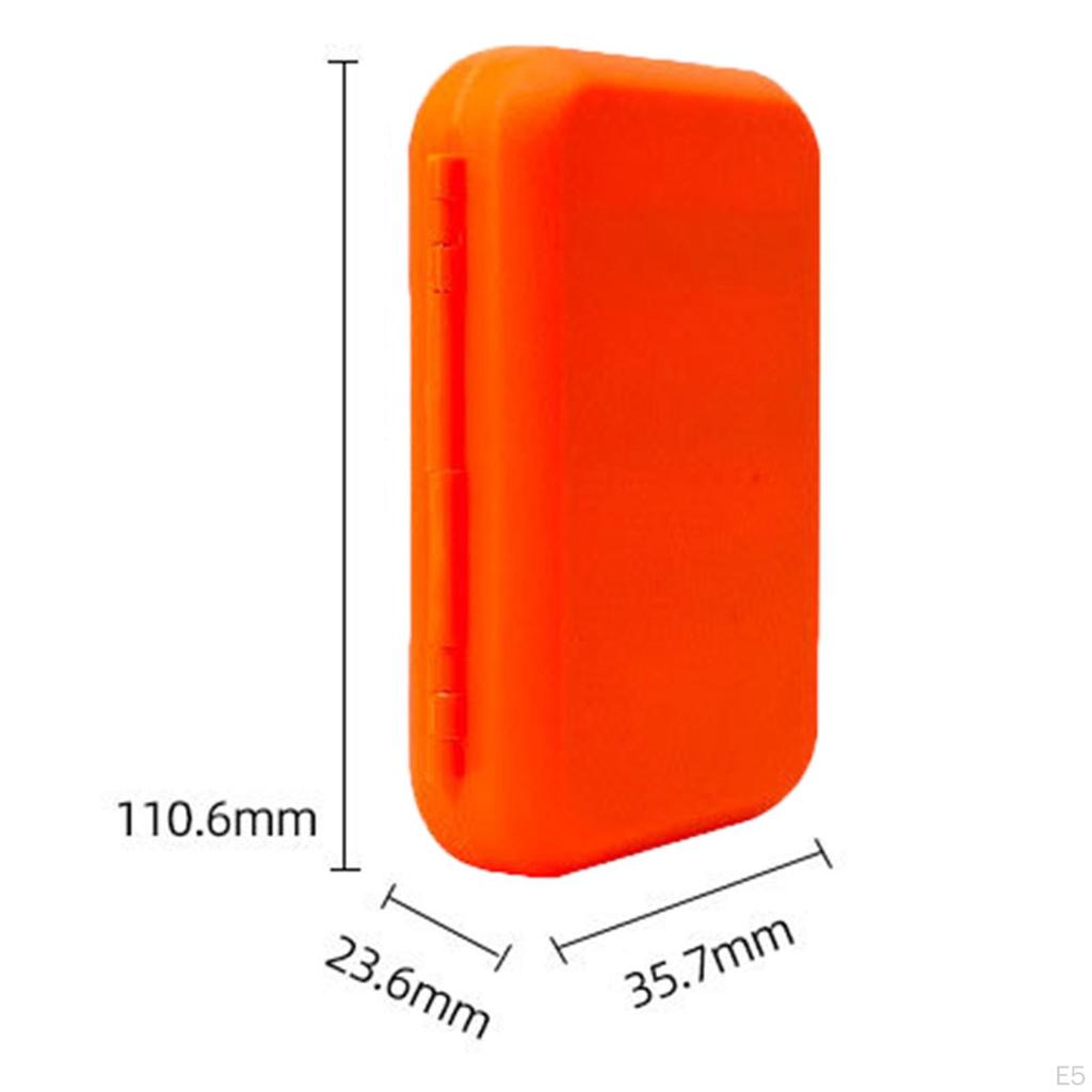 Waterproof Fly Box Compact Fishing Container Foam Insert Lure Tackle