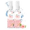 Dr. Morepen Rose Water Spray Pure Herbal Hydrating Facial Mist For All Skin Types Toner Cleanser 120 Ml Pack Of 2