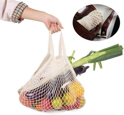 Cotton Mesh Bag Rough Cotton Rope Woven Supermarket Shopping Large-capacity Environmentally Friendly Degradable Shopping Bag