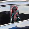 Cyberpunk Girl Car Stickers Auto B-pillar Car Center Column Decor Cover Scratches Waterproof Sunscreen Vinyl Decals Accessories