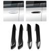4pcs/set Car Exterior Door Handle Cover Trim for   ES200 18-19 (Carbon   Black)