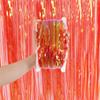 Candy Vibrant 1x2m Rain Curtain In Orange Green Yellow Pink Purple For Festive Decor Party