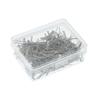 100 Pieces Wig T Pins Holding Display Silver 38mm Long Styling Tools Stainless Steel Dressmaker Straight Quilting Jewelry Making