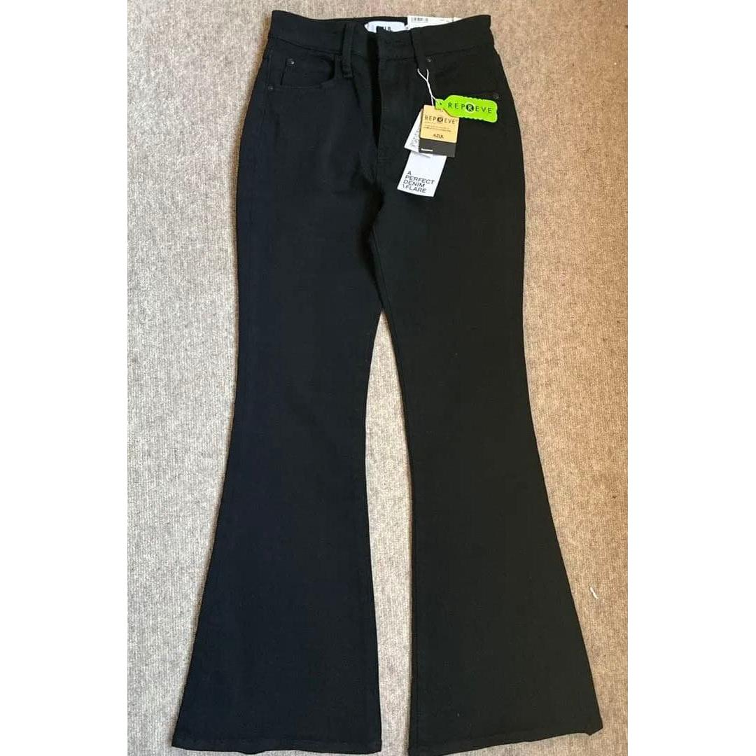 [New and unused] AZUL by MOUSSY Black Flare Denim S