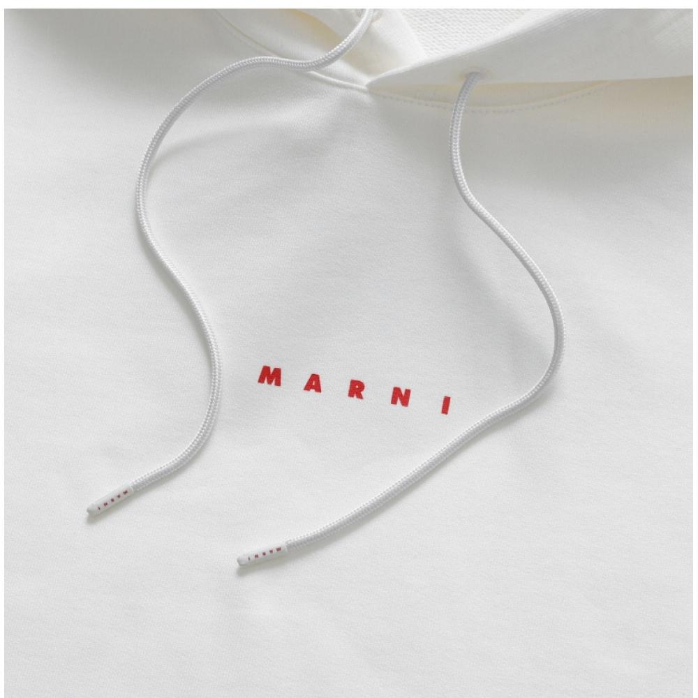 Marni Fumu0073p8 UScu87 L1w02 Logo Men S Hoodie