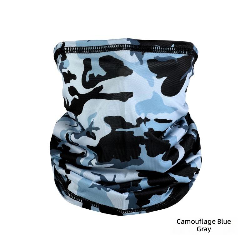 Polyester Ice Silk Cycling Mask Sunscreen Outdoor Sports Scarf & Face Towel for Men Women
