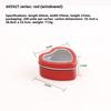 Tinplate Small Jewelry Heart-shaped Iron Can Tinplate Box Badge Small U Disk Iron Box