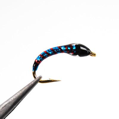 6 sztuk Nymph Fly Fishing Haczyki na przynęty Rozmiar 14 Brzęczyk Midge Fishing Accessory