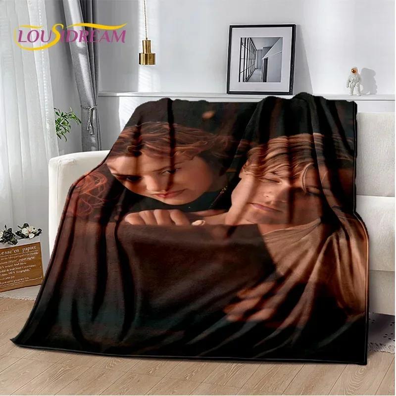 Coperta Stampa 3D Poster Film Titanic, Morbida Coperta Plaid per Casa Camera da Letto Letto Divano Picnic Viaggio Ufficio Coperta Riposo Bambini
