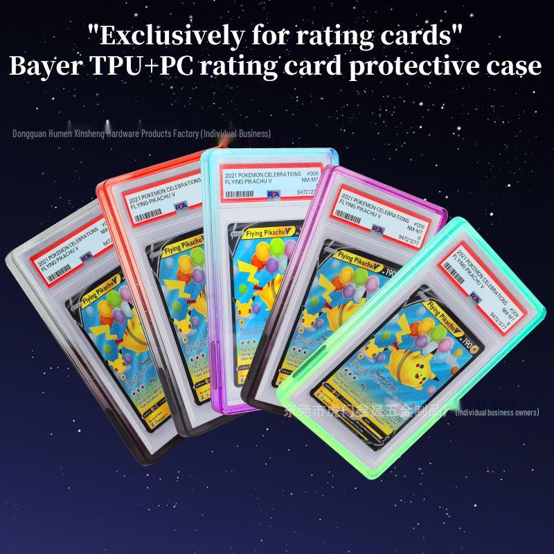 Gradient Glitter TPU Protective Sleeve for PSA/BGS Graded Game Star Cards