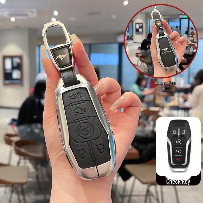 Compatible Key Case for Ford Taurus, Explorer, Mustang (2017-2018 Models)