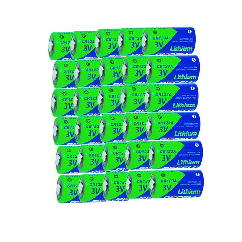 50шт Pkcell CR123A 3V литиевая батарея Li-MnO2 Равная CR123 123A ...