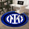 Inter Milan,Football Club Logo Chair mat Round Rug Office carpet, Machine Washable, Non slip, Suitable for Living Rooms, Bedrooms