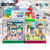 Ungiftige Kastenbausteine Crayon Shin Chan Anime Chorkammer Montagespielzeug Puppenhaus Kindergarten Puzzle Modell Ornament Geschenk