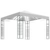 Garden Gazebo with LED String Lights 3x3 M White