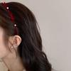 Zinc Zinc Alloy Flower Headband Plush Women Hair Hoop Exquisite Bow Hairband  Ladies