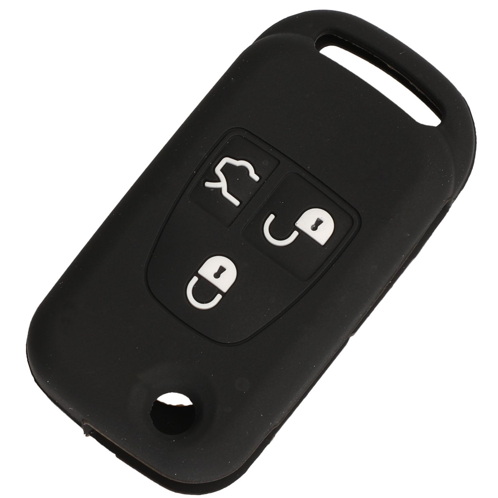 

jingyuqin 3B Remote Car Key силиконовый чехол для Mercedes для Benz B200 A160 W124 W202 W210 держатель стиль чёрный