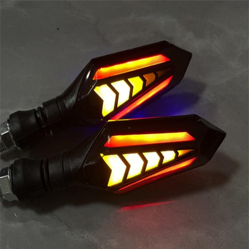 Motorcycle LED Turn Signal Lamp Sequential Flowing Flash Indicator Lights Running Light Arrows LED Motorcycle Turn Signals Lamp