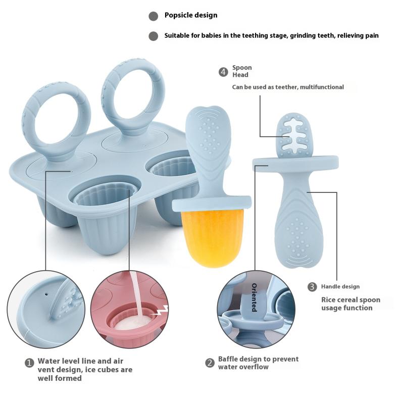 Silicone Ice Cream Breastmilk Popsicle Molds Diy Homemade Ice Cream Mold Kitchen Gadgets