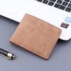 Men’s Frosted Retro Multifunctional Dollar Wallet with Extra Card Slots