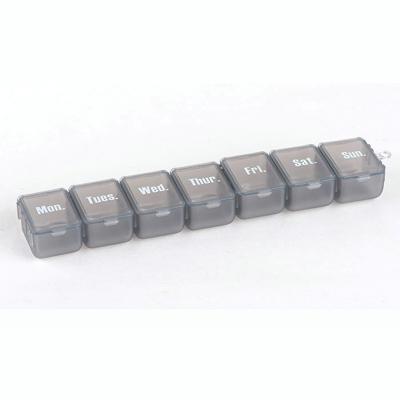 Pill Box Mini Portable Pill Box Transparent Pills Case Medicine Container Weekly Medicina Cases Splits Individual Convenient
