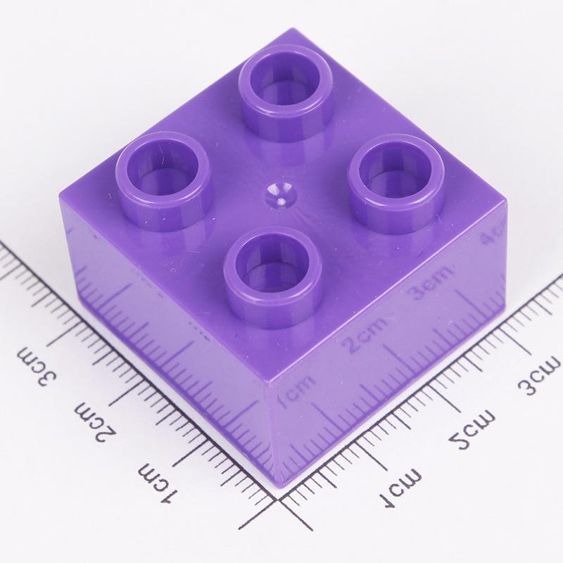

12pcs DIY Large Building Block Brick 2X2 Bricks Big Size Bricks Toys For Educational Children Kids Gifts