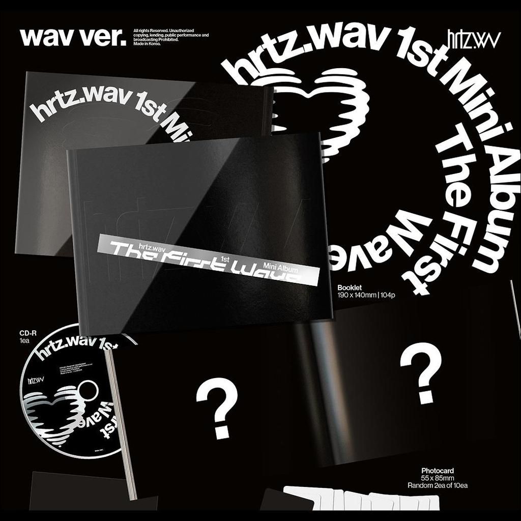 [Pre-order] hrtz.wav [The First Wave] 1st Mini Album (wav ver.) + Free Gift