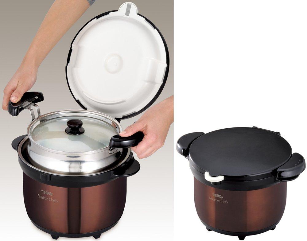 THERMOS Shuttle Chef Vacuum Insulated Cooker Clear Brown CBW 3.0L KBG-3000
