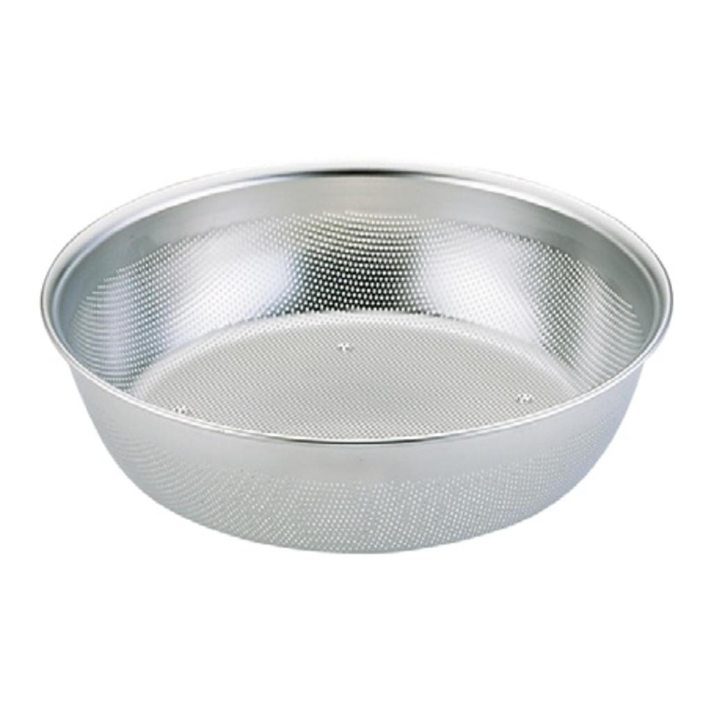 Yamashita Kogei Perforated HACCP Shallow Punch Stainless Commercial Professional Restaurant Kitchen Made In Japan UK18-8 Bowl, Steel, Grade, Use,