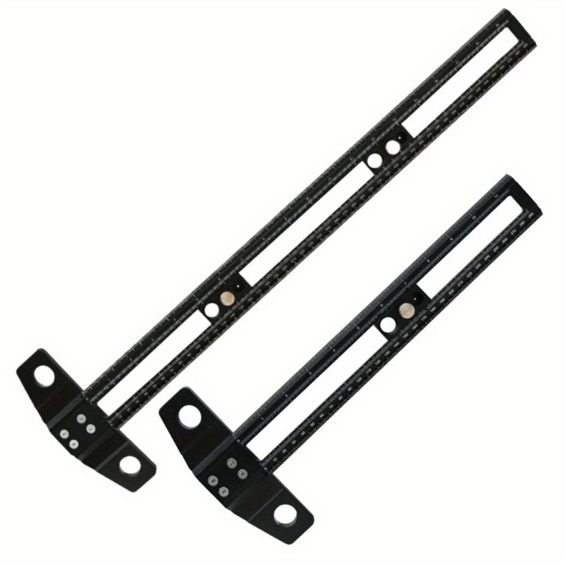Multifunctional T Shaped Marking Gauges Positioning Ruler for Accurate Measurements in Carpentry and DIY Projects