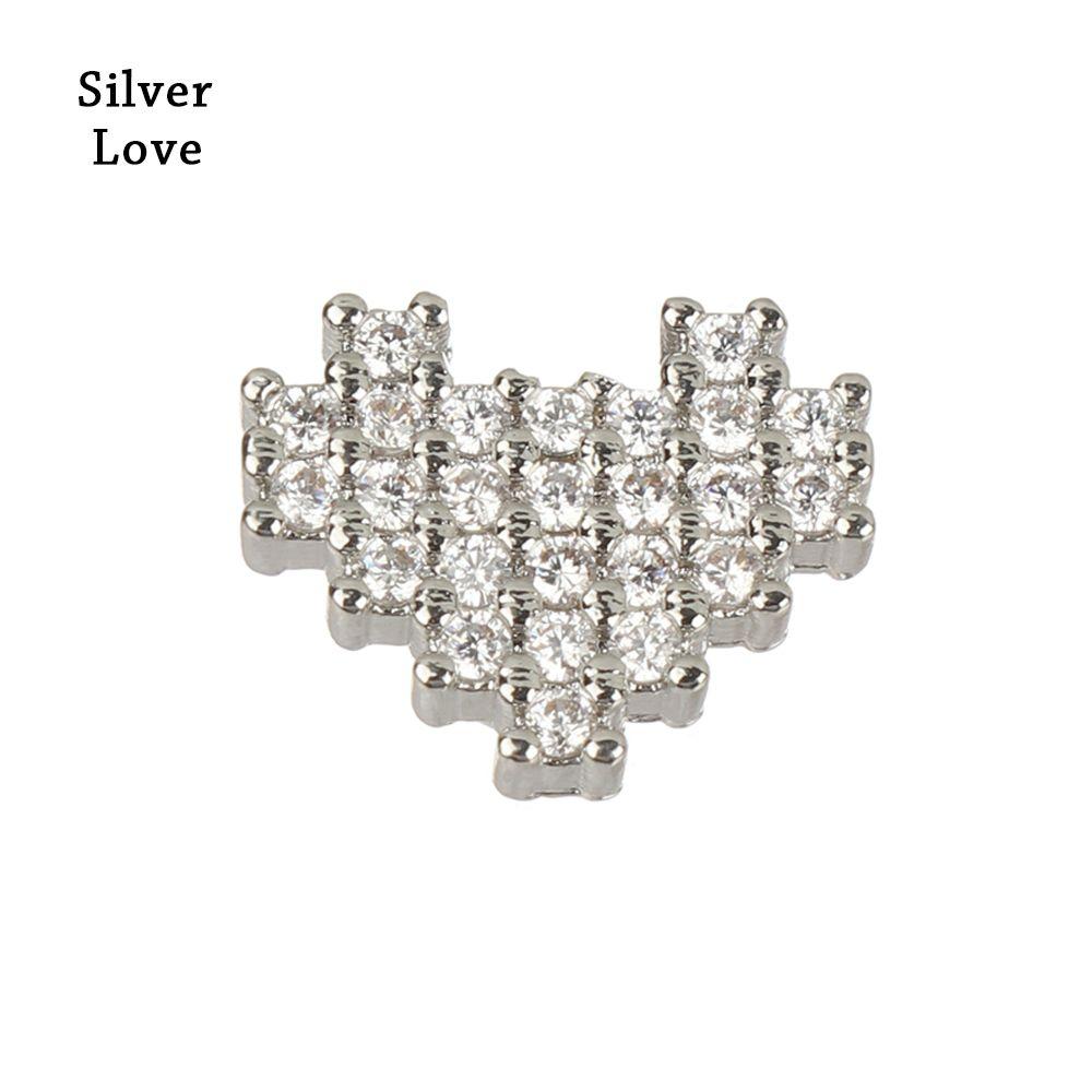 Accessories Diamond Ornament For Iwatch Bracelet Silicone Strap Accessories Metal Charms Decorative