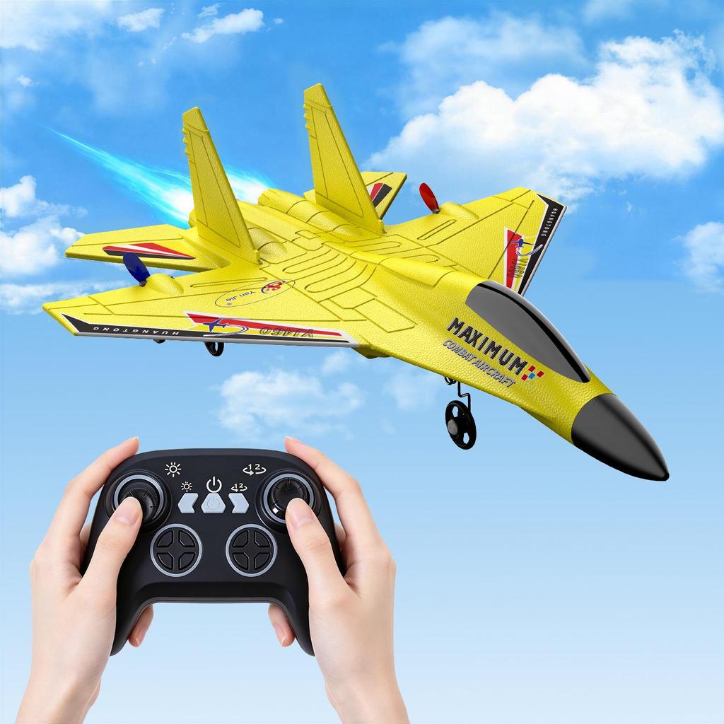 Children's EPP Foam Su-27 Remote Control Shockproof Luminous Glider Toy