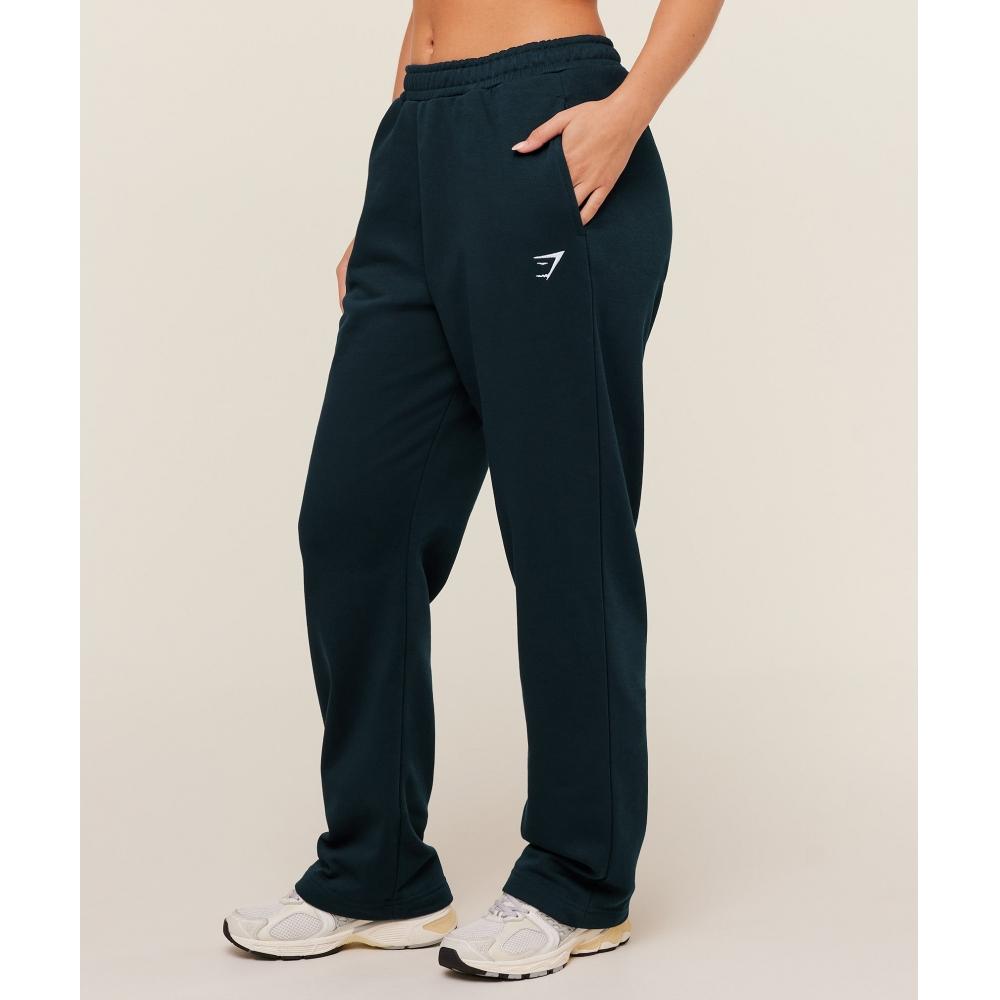 Gymshark Training Fleece Straight Leg Jogger Deep Petrol Blue B3c1r Udrl