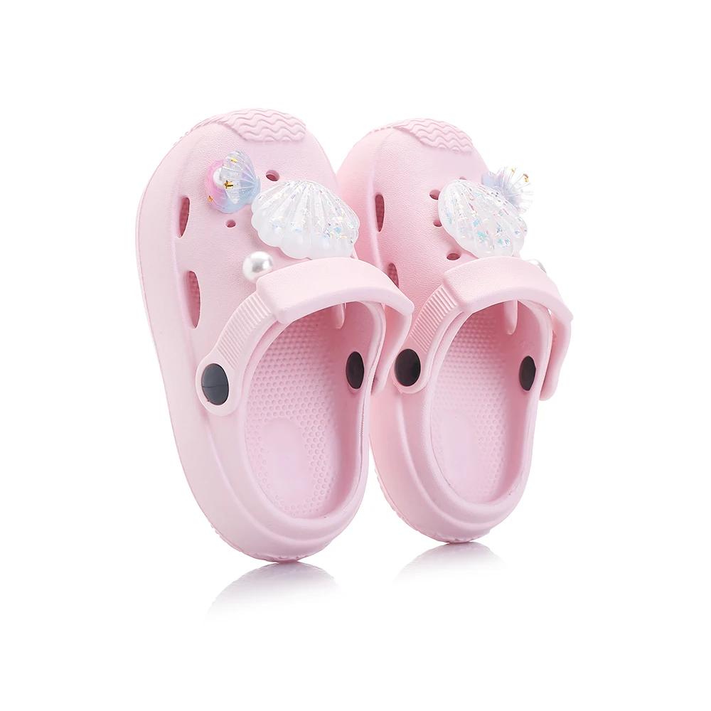 

New Baby Cartoon Sandal Summer Baby Shoes Sandals for Girls Garden Beach Shoes for Infant Children s Garden Shoes 22-23(Inner16cm) розовый