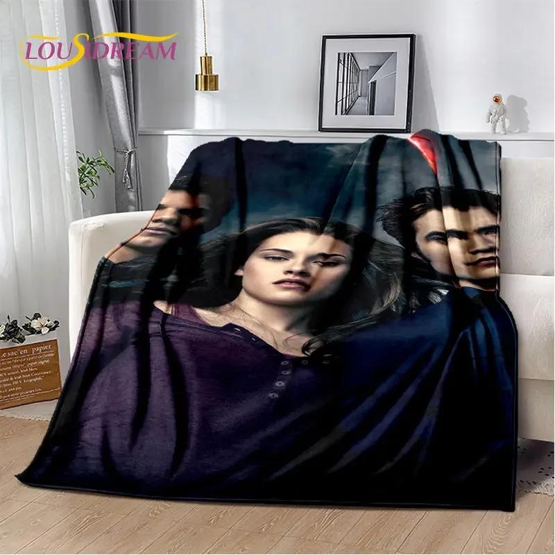 Die Twilight Saga HD-bedruckte weiche Plüschdecke, Flanelldecke, Überwurf, Decke für Wohnzimmer, Schlafzimmer, Bett, Sofa, Picknick, Abdeckung für Kinder