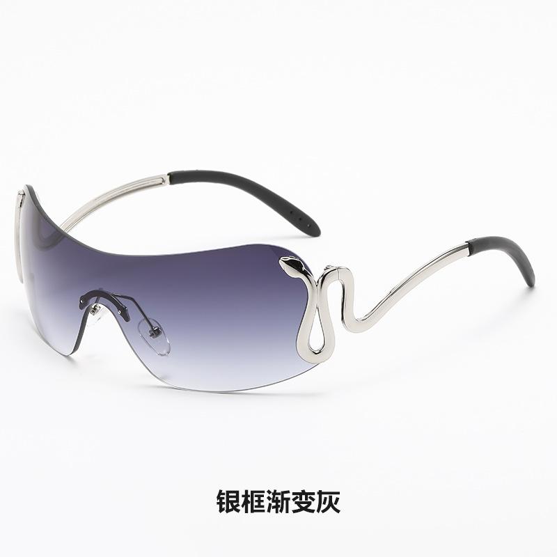 

Vintage Personalized Animal Integrated Rimless Babes Outdoor Sports Glasses
