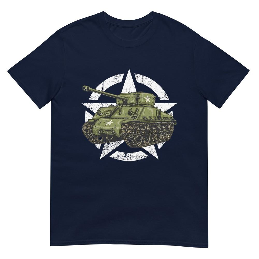 Sherunisex M4 World War 2 Army Tank Vintage Tank A Military Boy Tshirt S