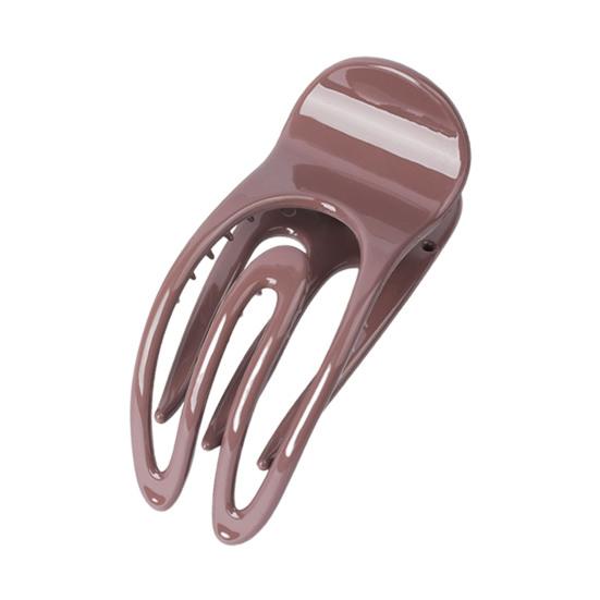 French Style Hair Claw Hollow U-shaped Strong Grip Women Hair Clip Curved Ponytail Holder Hair