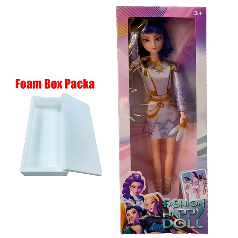 KPop Dämonenjäger 30cm Puppen (Lumi/Mira/Zoe) & Malbuch für Kinder - Anime Nachzeichnen Doodle Buch Geburtstagsgeschenk