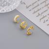 Fake Piercing Ear Cuff For Women Hip-hop Rock Cubic Zirconia 1PC Silver Color Cuban Chain Cartilage Clip Earrings KAE330
