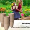 53/72pcs Flower Vegetable Seedlings Nursery Cup Biodegradable  Seed Starter Pots Kits with Plant Labels Mini Seedling Tools