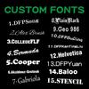 Stickers Car Windshield Personalized Text Font Vinyl Decor Decal Creative Window DIY Decaration Truck Auto Accessories