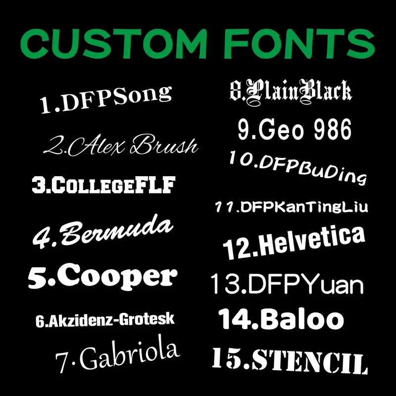 Stickers Car Windshield Personalized Text Font Vinyl Decor Decal Creative Window DIY Decaration Truck Auto Accessories