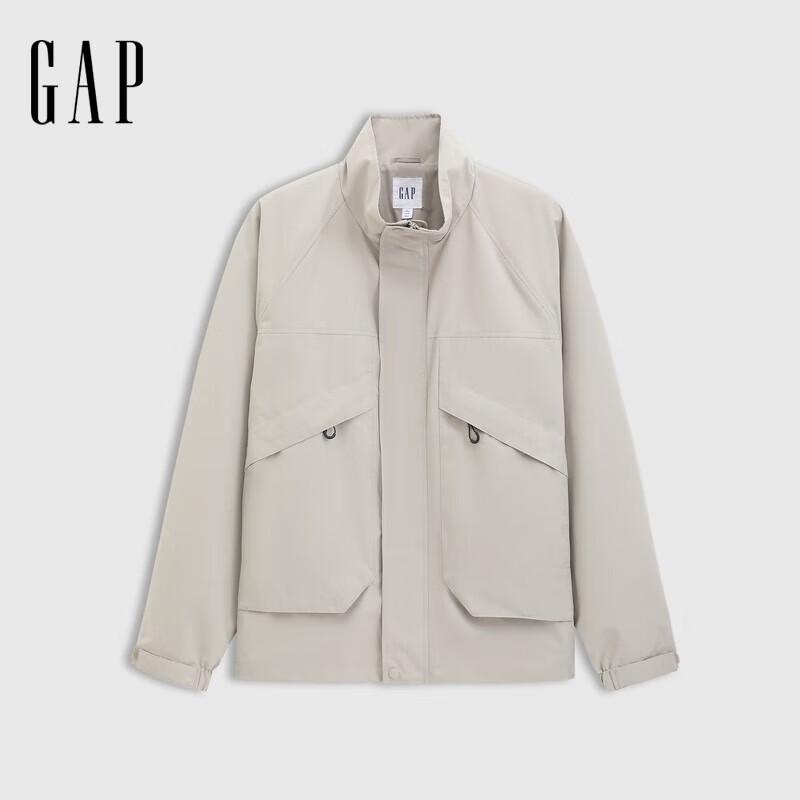 

Gap Men s Windproof Stand Collar Jacket 2XL