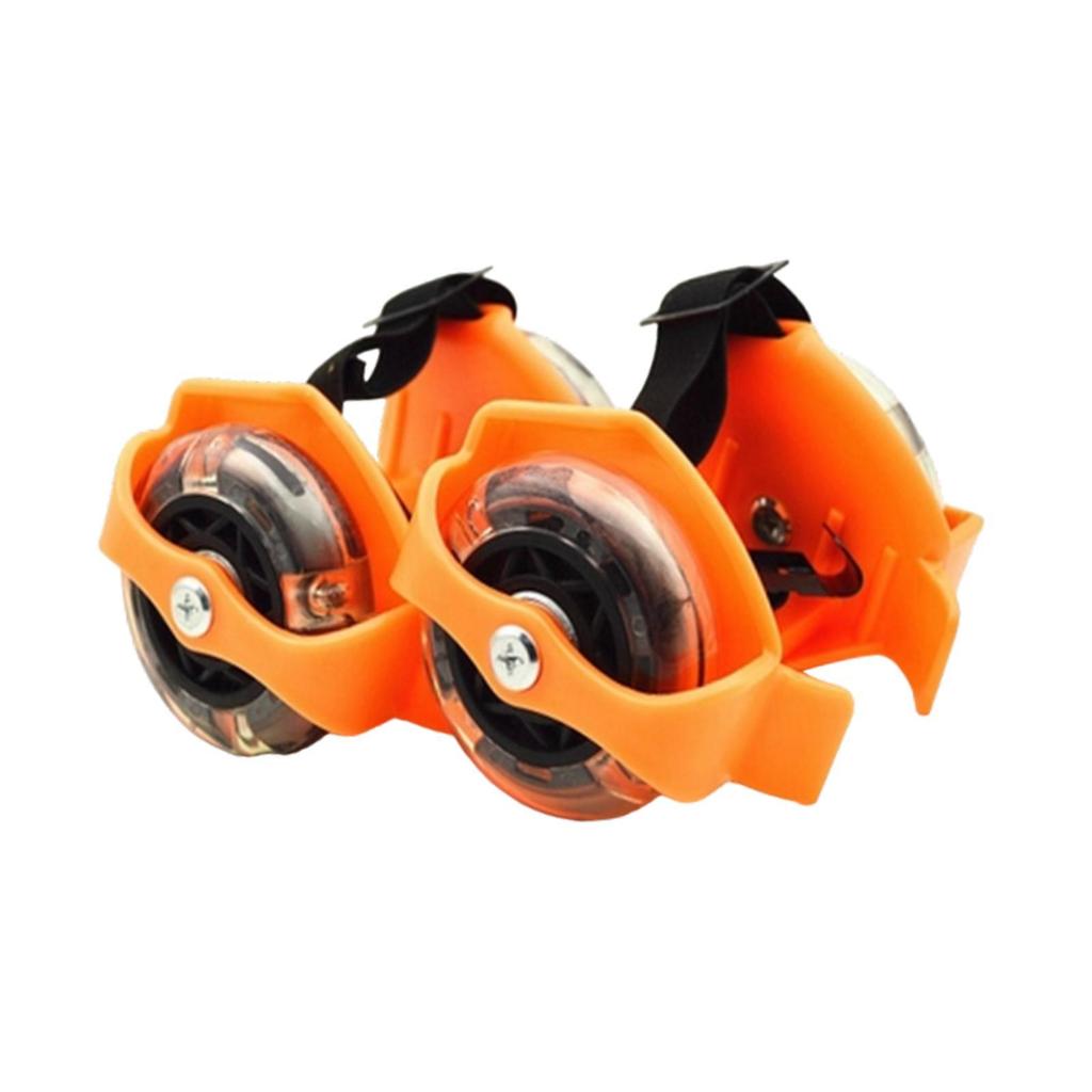 Heel Wheels Sturdy Flashing Roller Shoes Heavy Duty Shine Roller Skating 1 Size Fits Most Adjustable for Boys Kids Girls Child